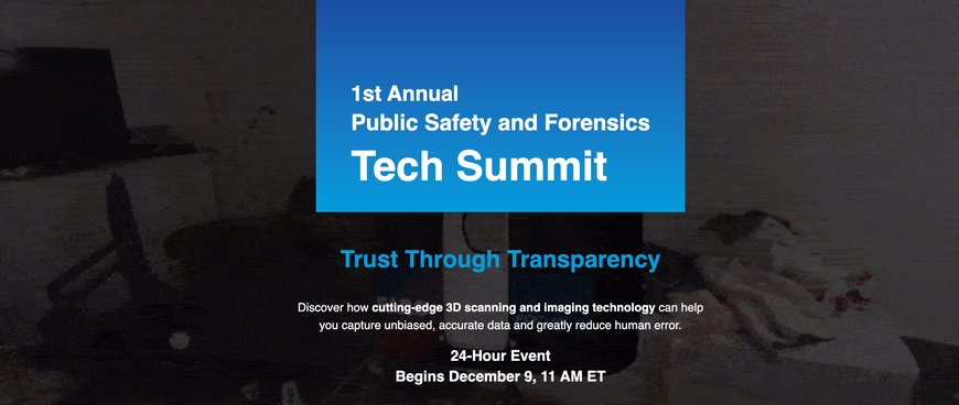 FARO to Hold 1st Annual Public Safety & Forensics Tech Summit on Dec 9th